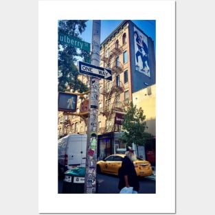 Mulberry Street, Manhattan, New York City Posters and Art